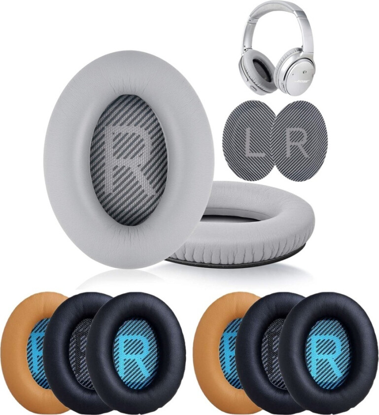 Øreputer for Bose QuietComfort - QC35/QC25/QC15/AE2 hodetelefoner