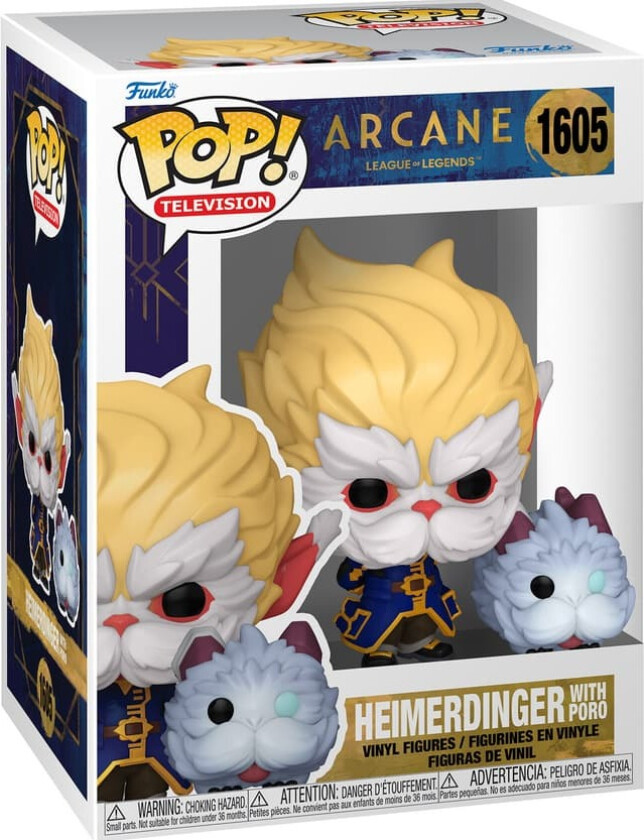 POP figure League Legends Arcane Heimerdinger with Poro