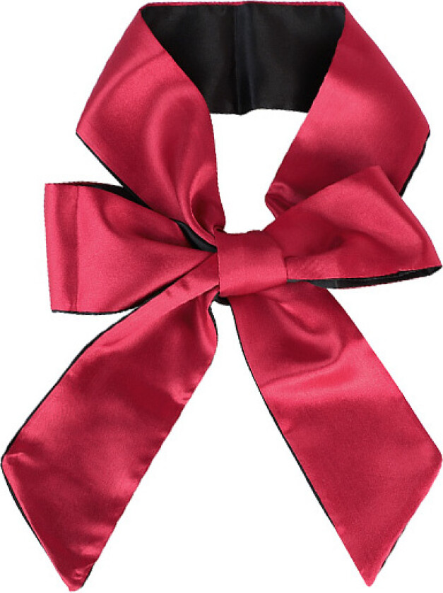 Satin Long Blindfold Red Bind
