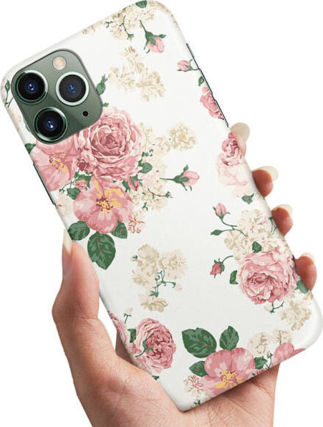 iPhone 12/12 Pro - Deksel/Mobildeksel Retro Blomster