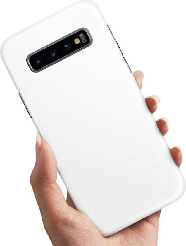 Samsung Galaxy S10 Plus - Deksel/Mobildeksel Hvit
