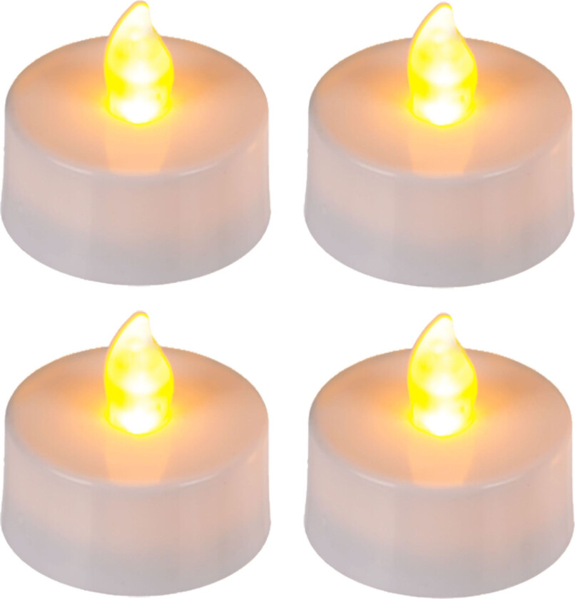 4-Pak - Batteridrevne Telys / LED-lys