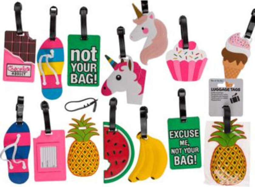 Bilde av Bagasjelapp / Tag til Bagasje - Fest på kofferten