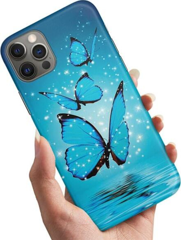 iPhone 13 Mini - Deksel/Mobildeksel Glitrende Sommerfugler
