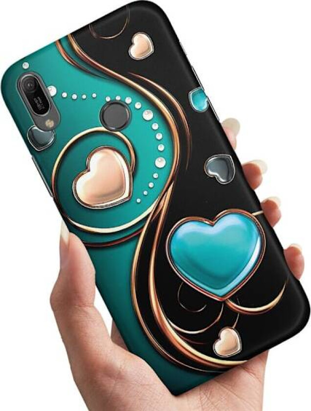 Samsung Galaxy A20e - Deksel/Mobildeksel Hjerter