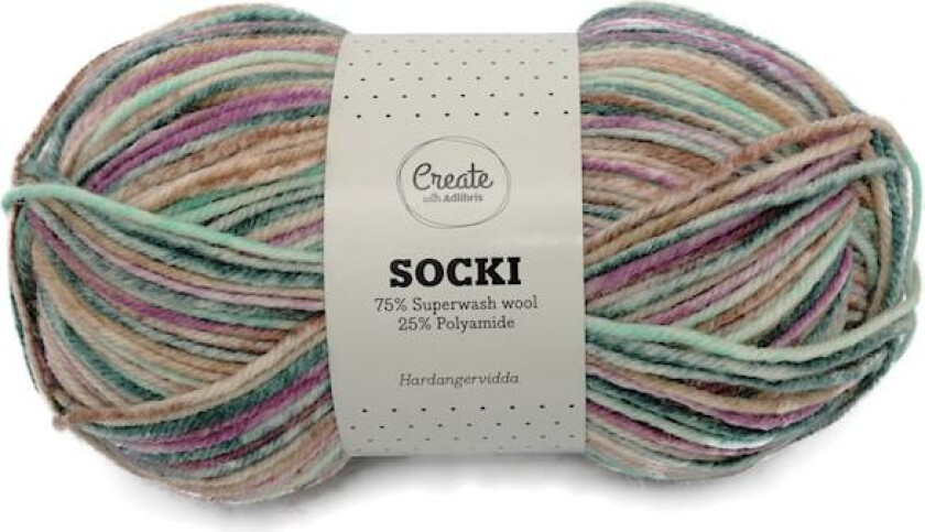 Socki Garn Ullmix 100 g Hardangervidda B016 Adlibris