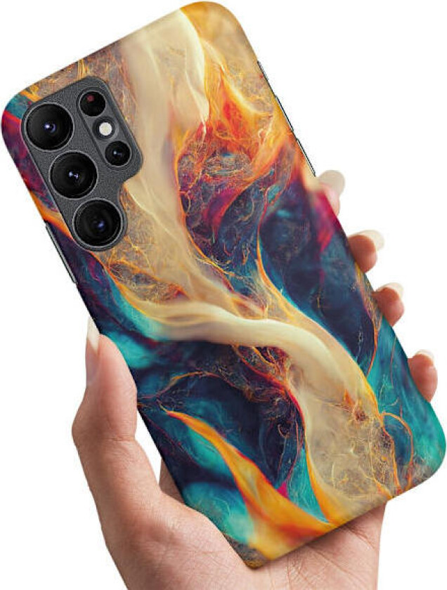 Samsung Galaxy S24 Ultra - Deksel/Mobildeksel Abstrakt Mønster