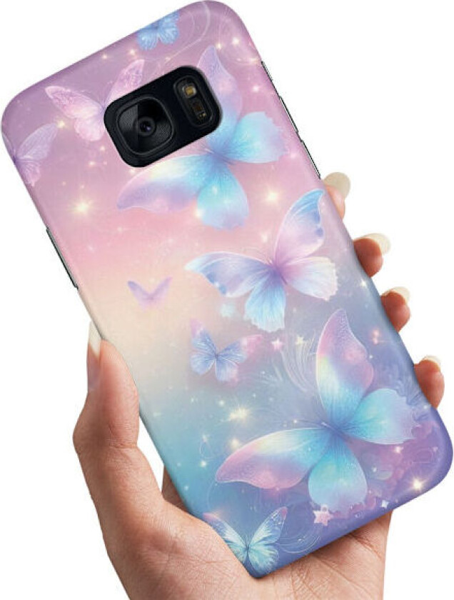 Samsung Galaxy S7 - Deksel/Mobildeksel Butterflies
