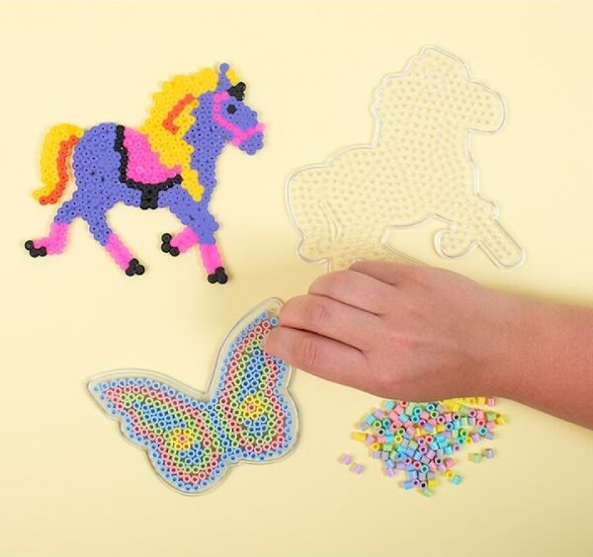 Perleplater Hest og Sommerfugl 2 stk Playbox
