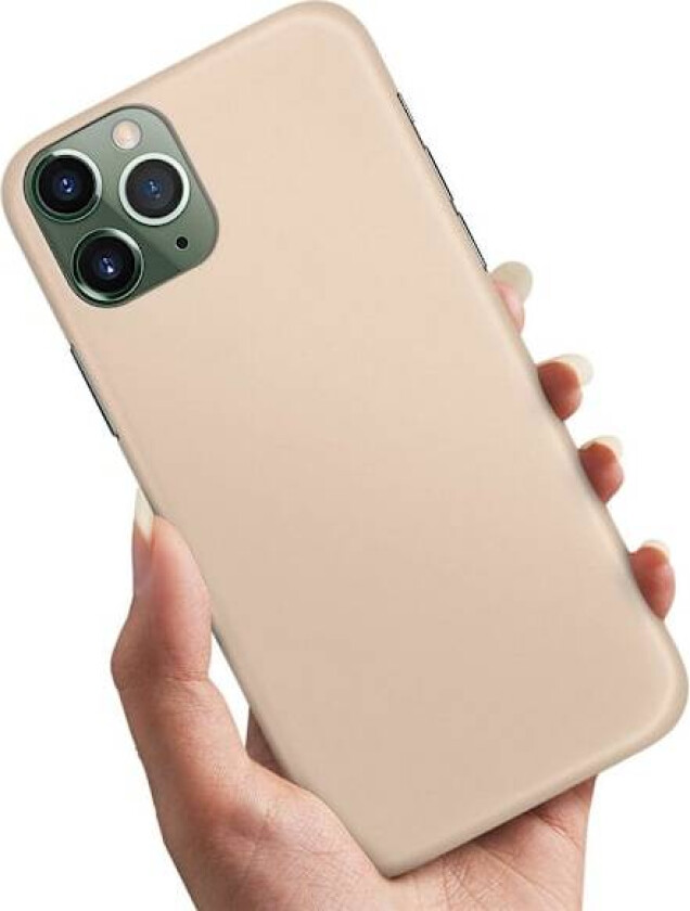 iPhone 12 Mini - Deksel/Mobildeksel Beige