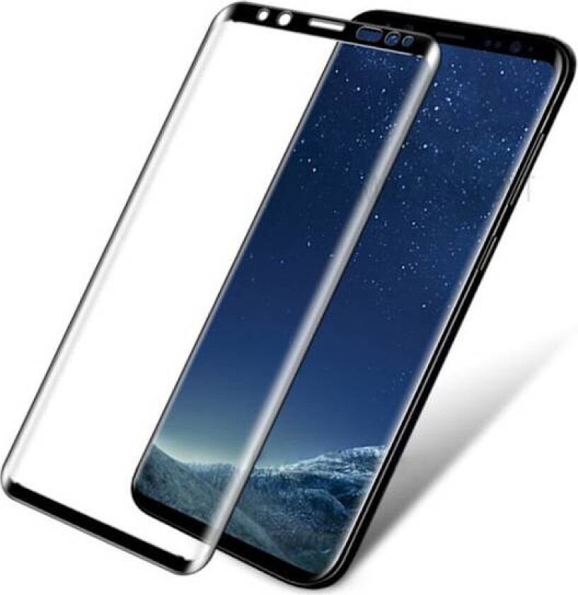 Skjermbeskytter Samsung Galaxy S9 - Full Deksel Glass Svart