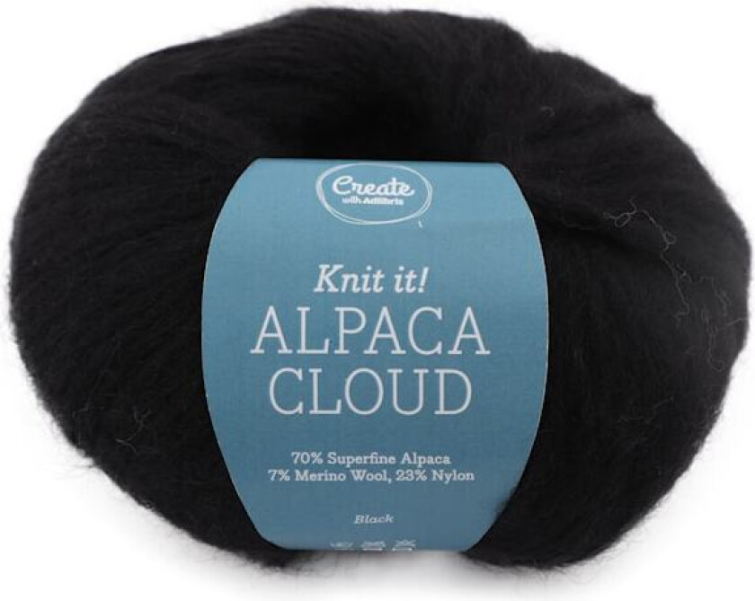 Alpaca Cloud 50 g Black A273 Adlibris