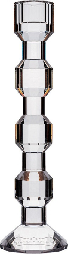 Iris Lysestage Str H25 x B4 x L4 - Kronelysestaker Glass