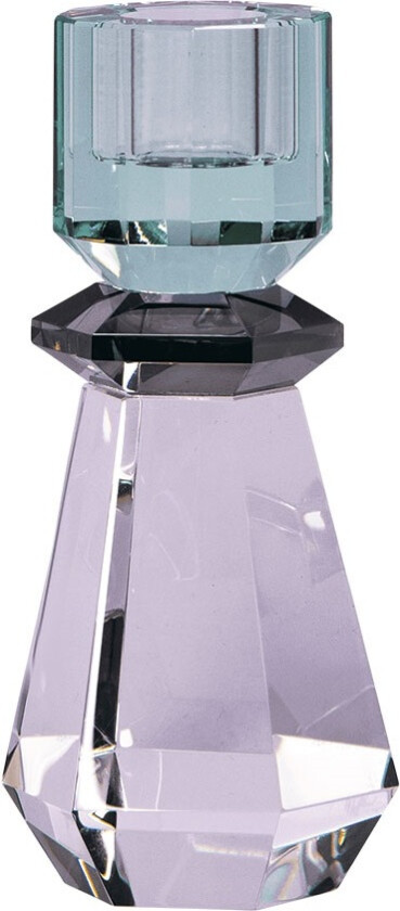 Clematis Lysestage Str H12,5 x B5 x L5 cm - Kronelysestaker Glass