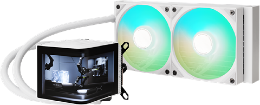 Bilde av PANORAMA 240 AIO ARGB Kjøler (hvit)