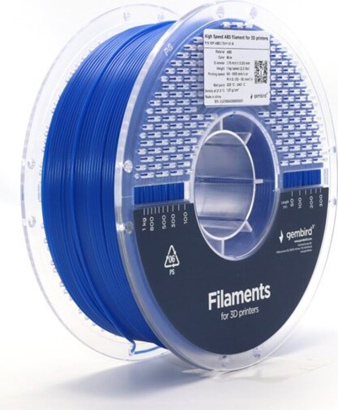 High Speed ABS filament blue 1.75 mm 1 kg