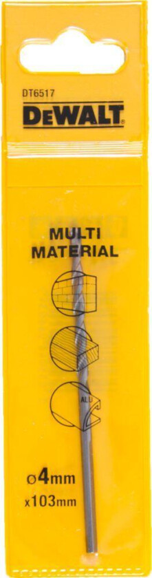 DT6517 Universalbor Universalbor DT6517 4x103mm for tre, plast, myk stål og ikke-jernholdige metaller og murverk.