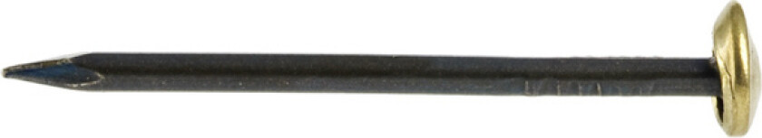 Bilde av STIFT F/X-KROK 2,0X40 A20 Spiker 2,0x40mm er beregnet for X-krok. Herdet stål med messing hode. 20 st/pk.