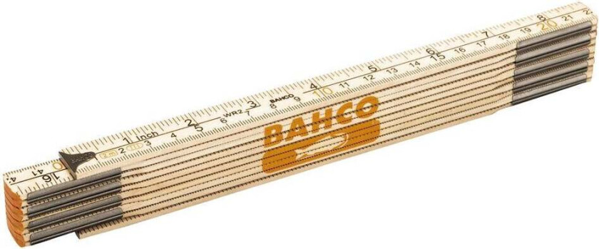 Bahco WR1-MM tommestokk Måler mm og cm, og er perfekt for presise oppmålinger av små og store prosjekter.