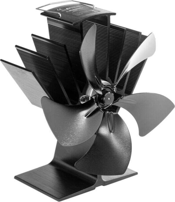 Aduro Stove Fan varmefordeler Plasser varmefordeler direkte ovenpå peisen og få en optimal varmefordeling i hjemmet. Maks. luftstrøm 255 m³/t.