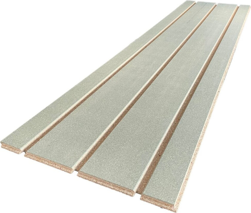 25x620x2420 mm Thermo gulv sponplate Thermo gulv sponplate Ekstra P5 for vannbåren varme, tilpasset 17mm rør