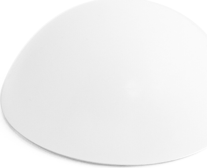 Bilde av Habo 81 buffert Ø55x25 mm Dørstopper av hvit, selvheftende plast. Perfekt som beskyttelse for dørhåndtak på f.eks. gipsvegg, eller andre vegger man ikke ønsker å skru i.