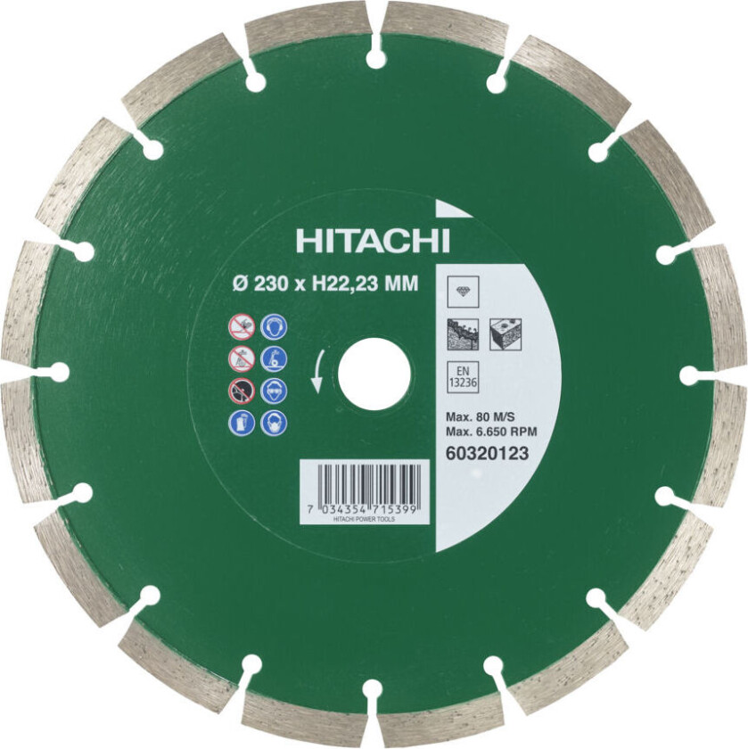 Diamantblad standard sintered 180mm Et allroundblad med kjerne av karbonstål i høy kvalitet med mange bruksområder.