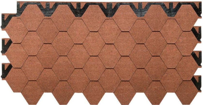 Bilde av Isola takshingel skrå Til taktekking på skrå tak med bærende taktro av rupanel, OSB eller kryssfinerplater. Kan benyttes ned til 15 graders takfall.