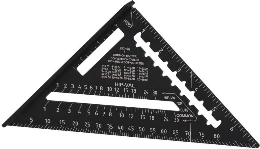 Bilde av Probuilder vinkel 18cm Gradevinkel for rask avmerking av  45° og 90° vinkler.