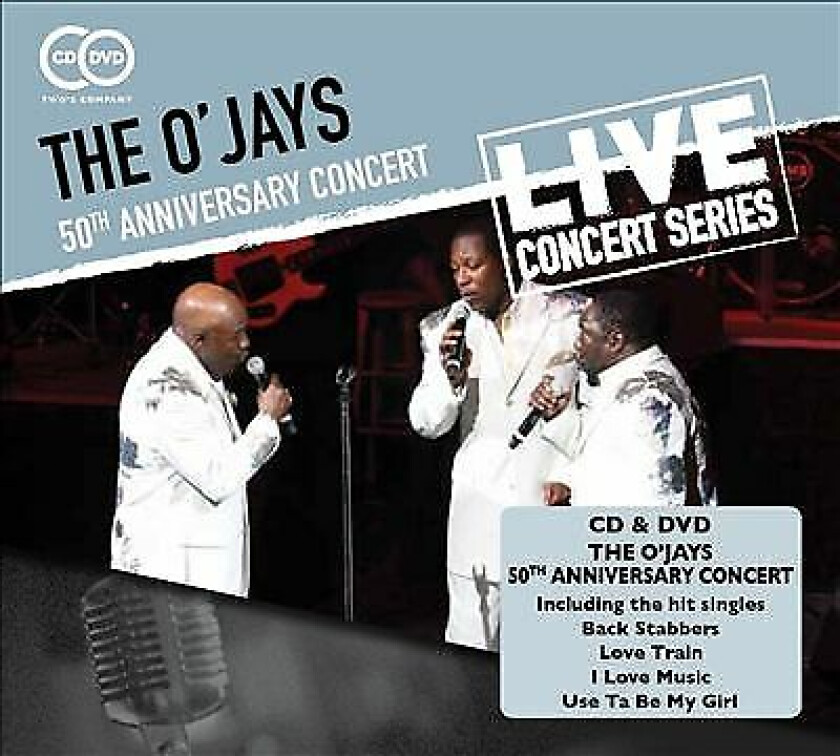 The O’Jays : 50th Anniversary Concert CD Album with DVD 2 discs (2015)