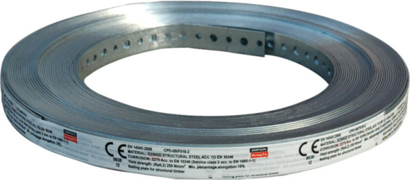 Bilde av BAN hullbånd BAN hullbånd fra anvendes til forankring og sammenføyning av små trekonstruksjoner.