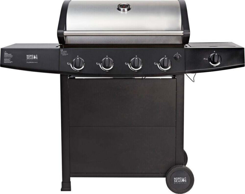 Nordic Season Florida 4+1 gassgrill Gassgrill med stor kapasitet. Ypperlig modell for små og store grillselskaper. Best i test - Dagbladet, juli 2020.