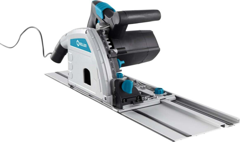 Kellen 1200W dykksag Stabil og solid dykksag som gir rene og nøyaktige kutt. Leveres med sagblad og 2-delt skinne med total lengde på 140 cm.