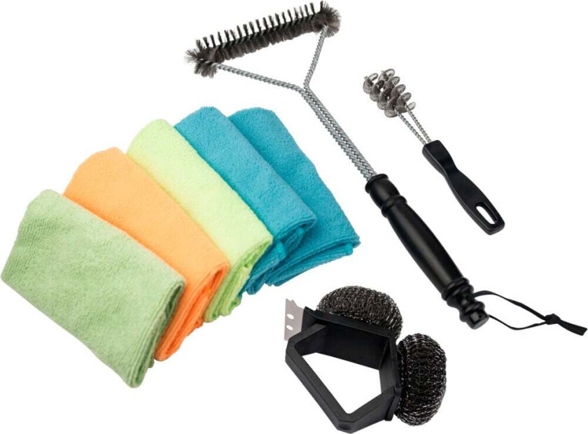 Bilde av Grill Perfekt rengjøringssett Rengjøringssett med grillbørste for varmrengjøring og kaldrengjøring.