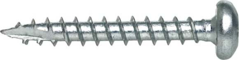 TRESKRUE PAN ELF T25 5,0X25 A200 treskrue panhode 5,0x25 el.forsinket for innendørs bruk. TX bitsfeste. 200 st/esk.