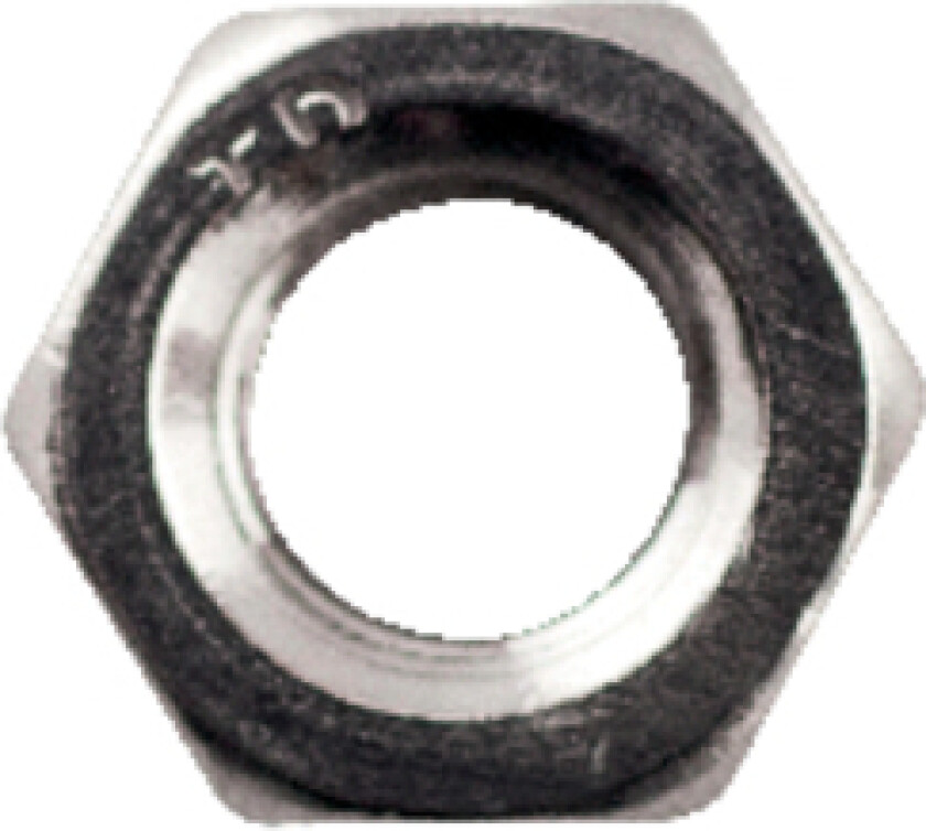 Bilde av SEKSKANTMUTTER ELF 8 DIN934 M8 A14 Sekskantmutter M8. DIN934. Elektrolytisk forsinket. 14 st/pk.