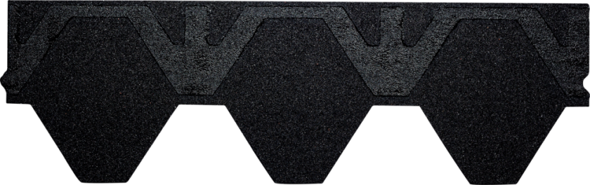 Bilde av Isola takshingel skrå premium Krystallsort takshingel som er både holdbar og gir et flott uttrykk på taket ditt.