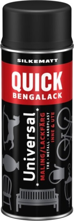 Spray Universal Silkematt Sort 153 400ml