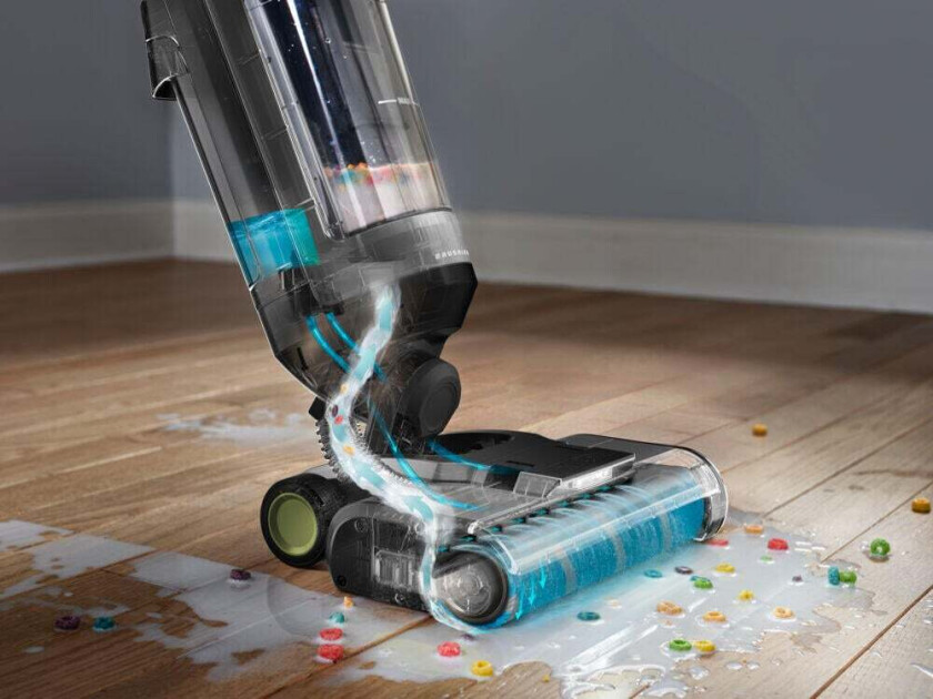 Ryobi ONE+ RHFC18BL-1X40G 3-i-1 gulvvasker En børsteløs 3-i-1 gulvvasker er en allsidig rengjøringsløsning som kombinerer støvsuging, vask og tørking i én operasjon.
