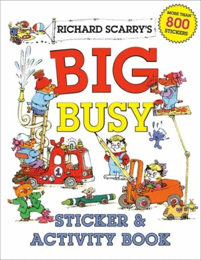 Richard Scarry's Big Busy Sticker and Activity Book av Richard Scarry