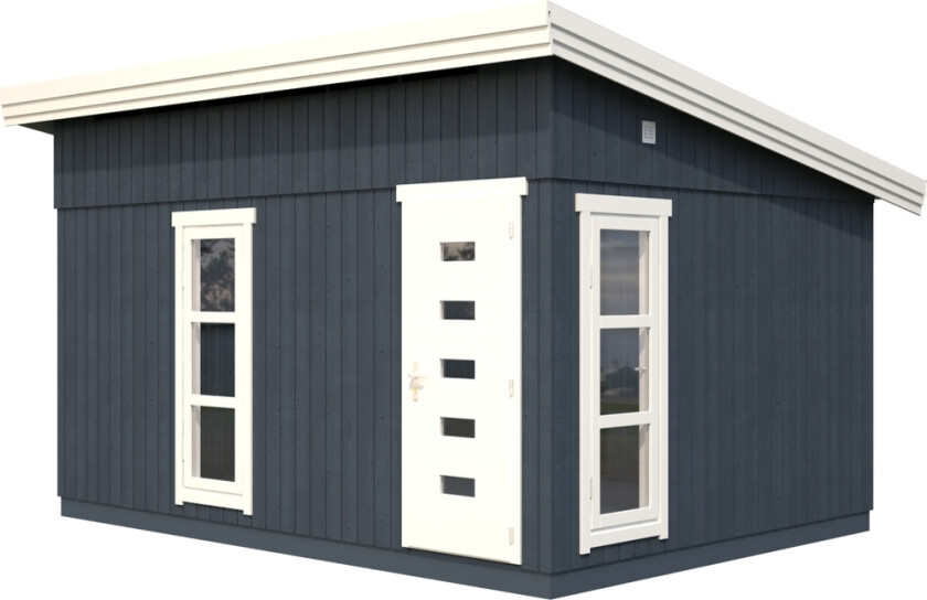 Bilde av Palmako Etta anneks 13,6 m² Moderne anneks med skråtak.
Perfekt som ekstrarom til tenåringen, familie eller venner.
Kan også benyttes til oppbevaring av hagemøbler m.m. på vinteren.