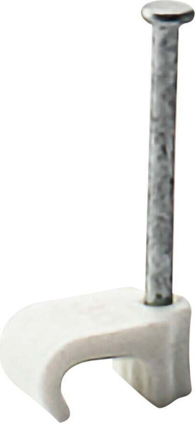 Egant Kabelklips 3x5 hvit Kabelklammer til flat kabel med diameter 3-5 mm. Hvit. Korrosjonsklasse C4. Installasjonstype innedørs og utendørs.