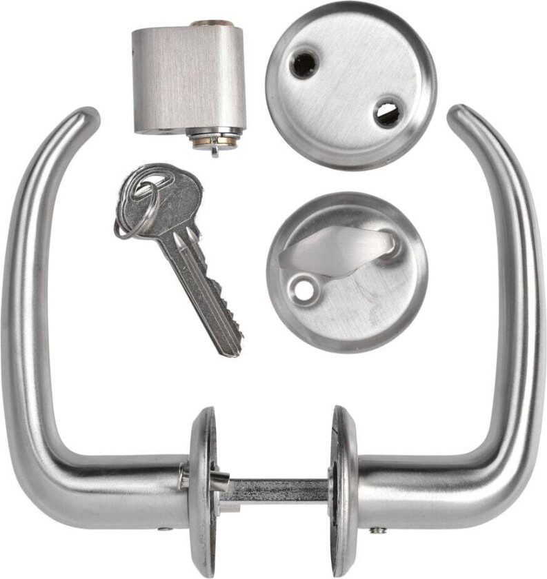 Bilde av Home>it 25720 utvendig dørvrider Passer til ytterdører med en tykkelse på 30-65 mm.