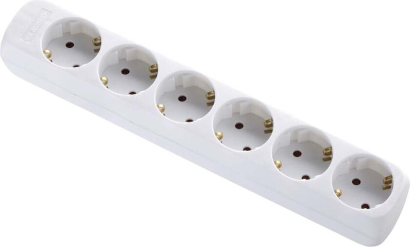 Tero skjøteledning 6-veis 3 meter