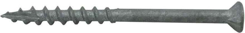 Bilde av Terrasseskrue XLNT C4 4,5x45 à 250 stk. Terrasseskrue med utvendig senk og torx spor, T20. Beregnet for montasje i trykkimpregnert terrassevirke mot underlag av tre.