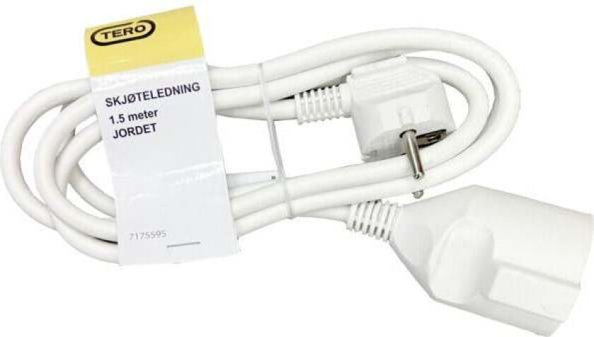 Tero Skjøteledning 1.5m Skjøteledning 1,5m kabel