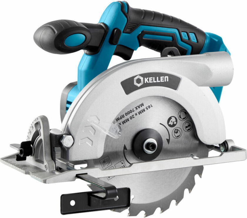 Bilde av Kellen 18V sirkelsag u/batteri Lett og prisgunstig sirkelsag med 55 mm skjæredybde.
