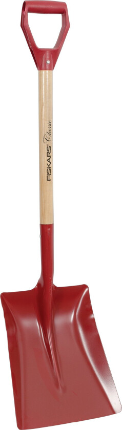 Fiskars Classic stålskuffe Solid og allsidig skuffe til lemping av sand og singel. Med Epoxybelagt blad for best mulig beskyttelse mot slitasje.