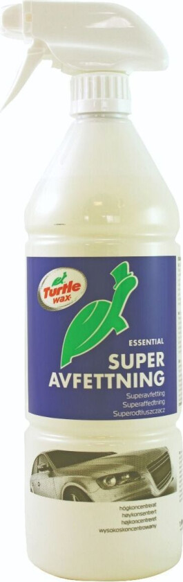 Turtle Wax Super avfetting Høykonsentrert avfettingsmiddel som enkelt fjerner tjære, asfalt, oljeflekker. Velegnet til motorvask og rengjøring av malepensler.