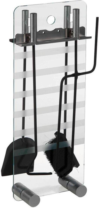 Tolmer Anja peissett Stilrent og praktisk peissett med spade, vedskyver, vedhake og kost.